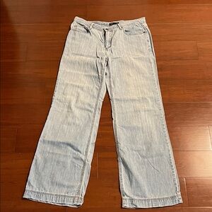 J. Crew 100% Cotton Light Wash Women's Flare Jeans Size 8